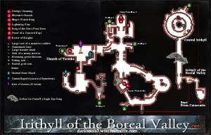 Irithyll of the Boreal Valley Map 1 DKS3