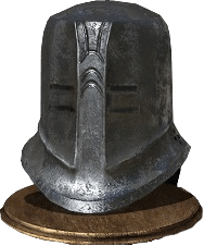 black iron helm