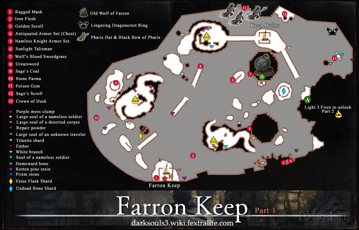 Farron Keep Map dks3