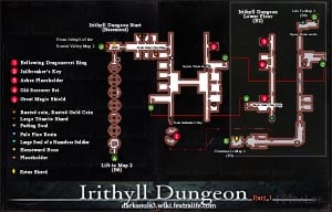 Irithyll Dungeon Map 1 DKS3