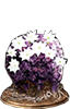 blooming purple moss clump icon