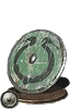 caduceus round shield icon