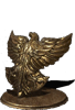 golden falcon shield icon