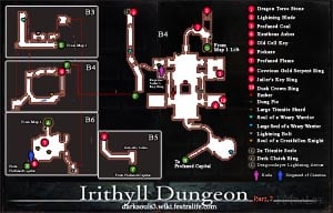 Irithyll Dungeon Map 2 DKS3