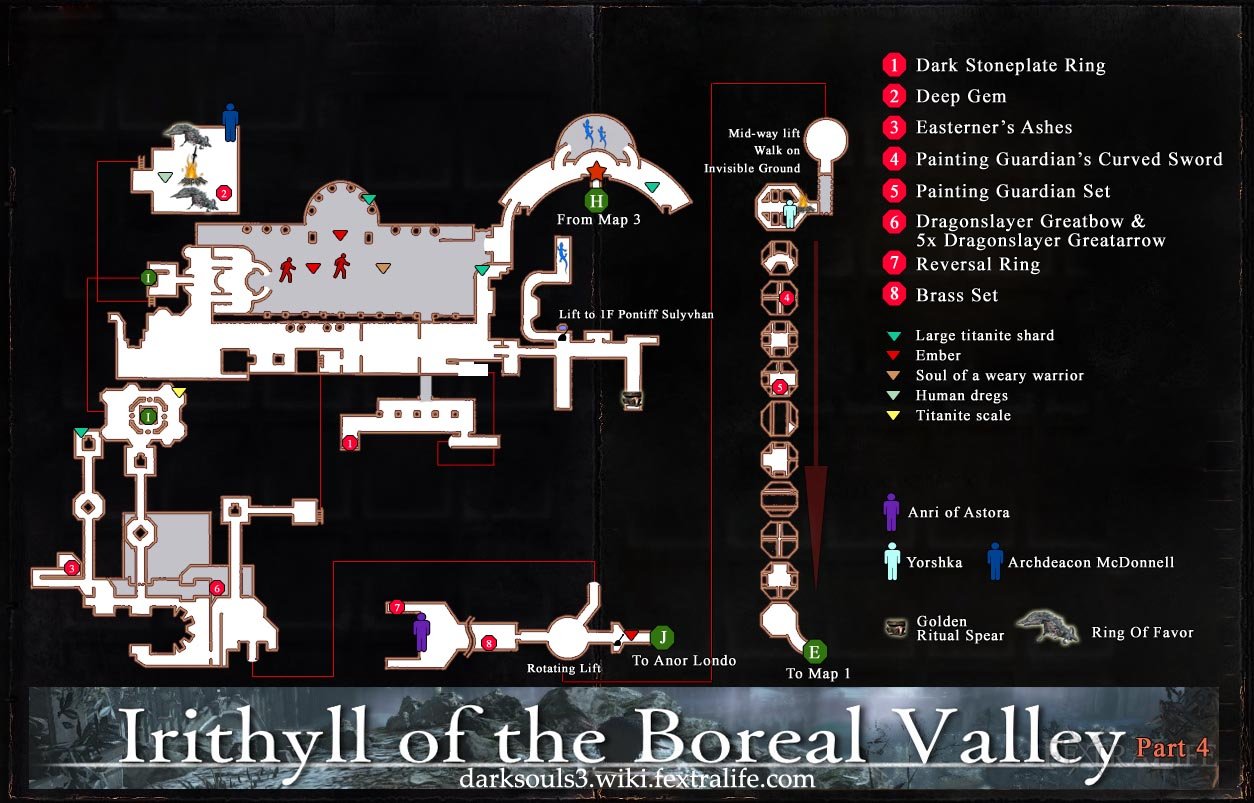Irithyll of the Boreal Valley Map 4 DKS3