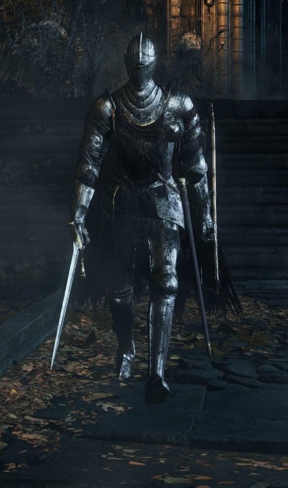 Sword and Shield (Red Cloak) - Lothric Knight dks3