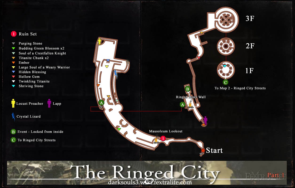 ringed city map