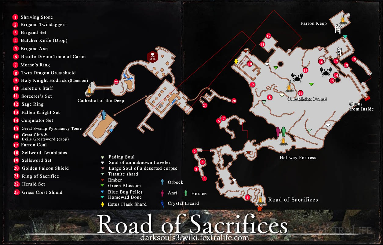 Road Of Sacrifices Dark Souls 3 Wiki