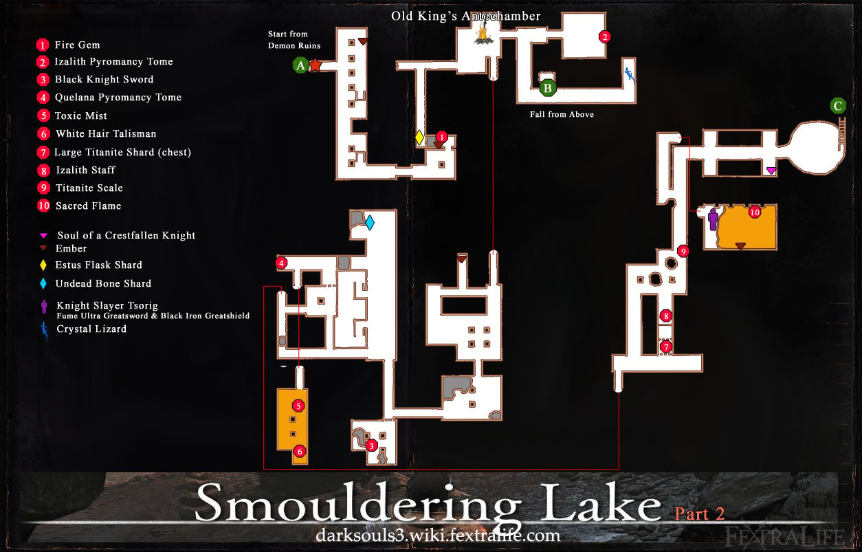 smouldering lake map2 dks3